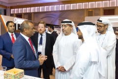 H.E. Dr.Mattar Al Neyadi,Undersecretary of the UAE Ministry of Energy and Industry at AGIS stall.